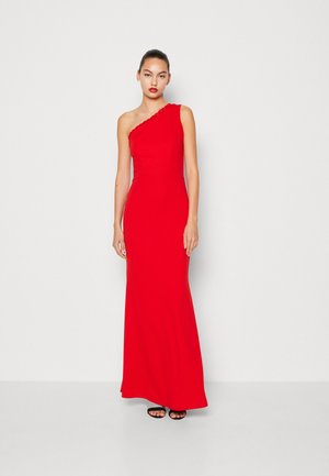 WAL G. WENDY ONE SHOULDER MAXI DRESS - Φόρεμα από ζέρσεϊ - red