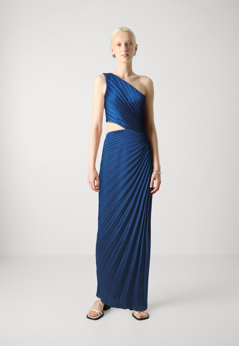Abercrombie & Fitch CHASE GISELLE ONE SHOULDER CUTOUT GOWN - Occasion wear  - estate blue/blue - Zalando.co.uk
