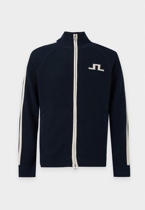 J.LINDEBERG CRAIG ZIP CARDIGAN - Vest - navy