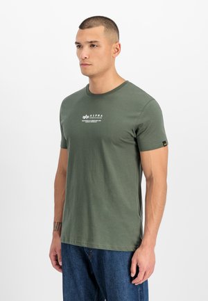 Alpha Industries, ALPHA WORDING - T-shirt z nadrukiem