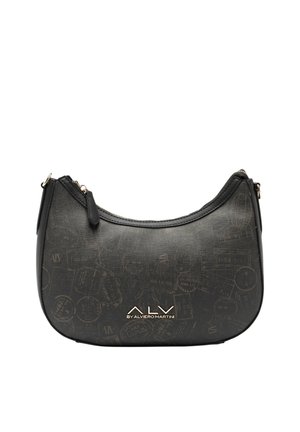 SPALLA - Borsa a tracolla - black passport