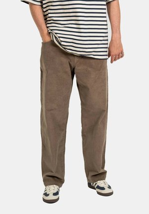 SOLID - Relaxed fit jeans - lichen square cord