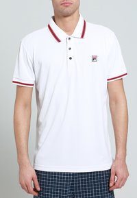 Fila PIRO - Polo shirt - weiß/white - Zalando.co.uk