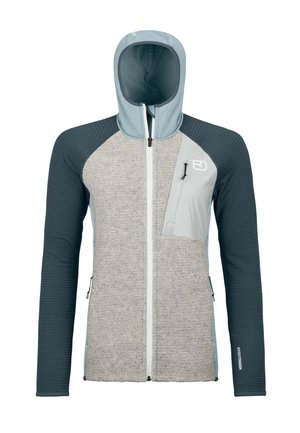 FLEECE GP CLASSIC KNIT - Fleece jacket - glacier grey