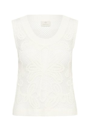 Kaffe, KAANGELINA CROCHET - Débardeur - chalk