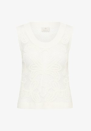 Kaffe, KAANGELINA CROCHET - Top - chalk
