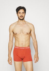 Calvin Klein Underwear TRUNK 5 PACK COTTON STRETCH - Uske bokserice - black/red/light blue
