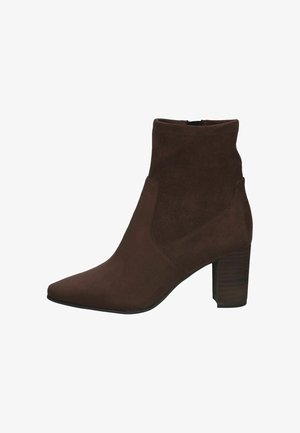 Caprice, STIEFELETTE - Stiefelette - brown choc str a