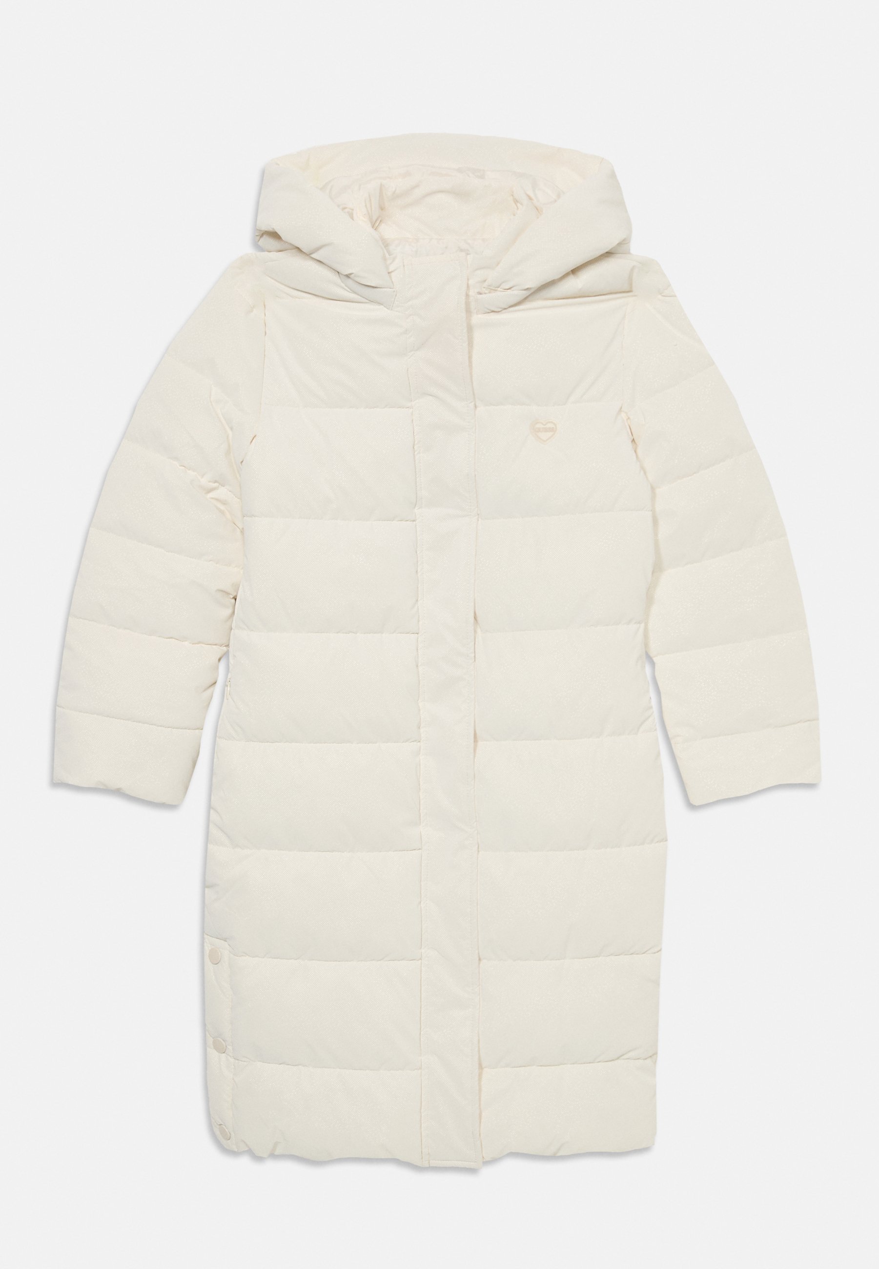 Guess JUNIOR HOODED PADDED PUFFER Winter coat cream white/off