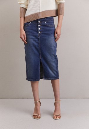 Kokerrok - blue denim