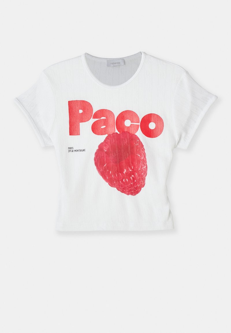 Rabanne T-shirt con stampa - white