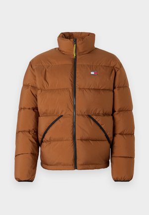 Tommy Jeans VAIL PUFFER - Zimní bunda - pecan nut
