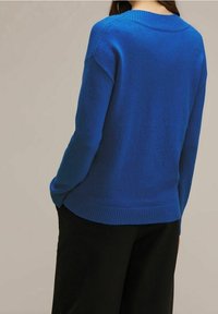 Street One Svetr - mottled dark blue