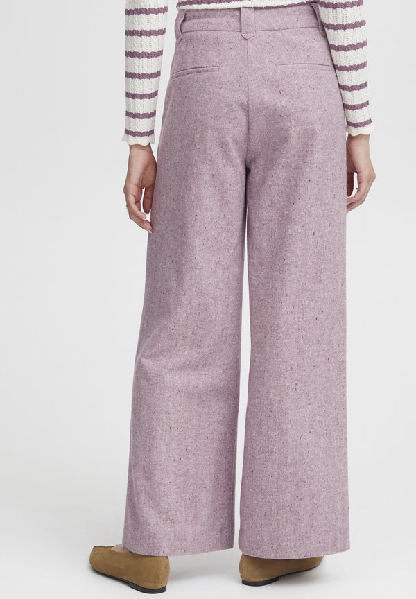 IRZOEY - Trousers - valerian melange4