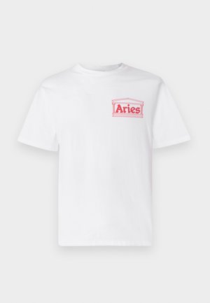 Aries TEMPLE TEE UNISEX - T-shirt con stampa - white