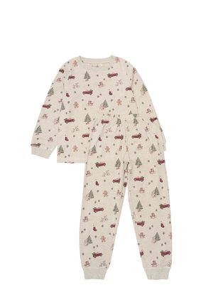 Pyjama set - brown melange