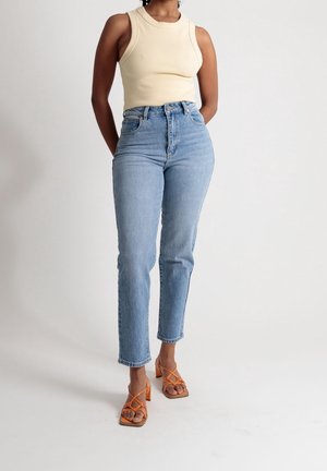 Jeans a sigaretta - light-blue denim