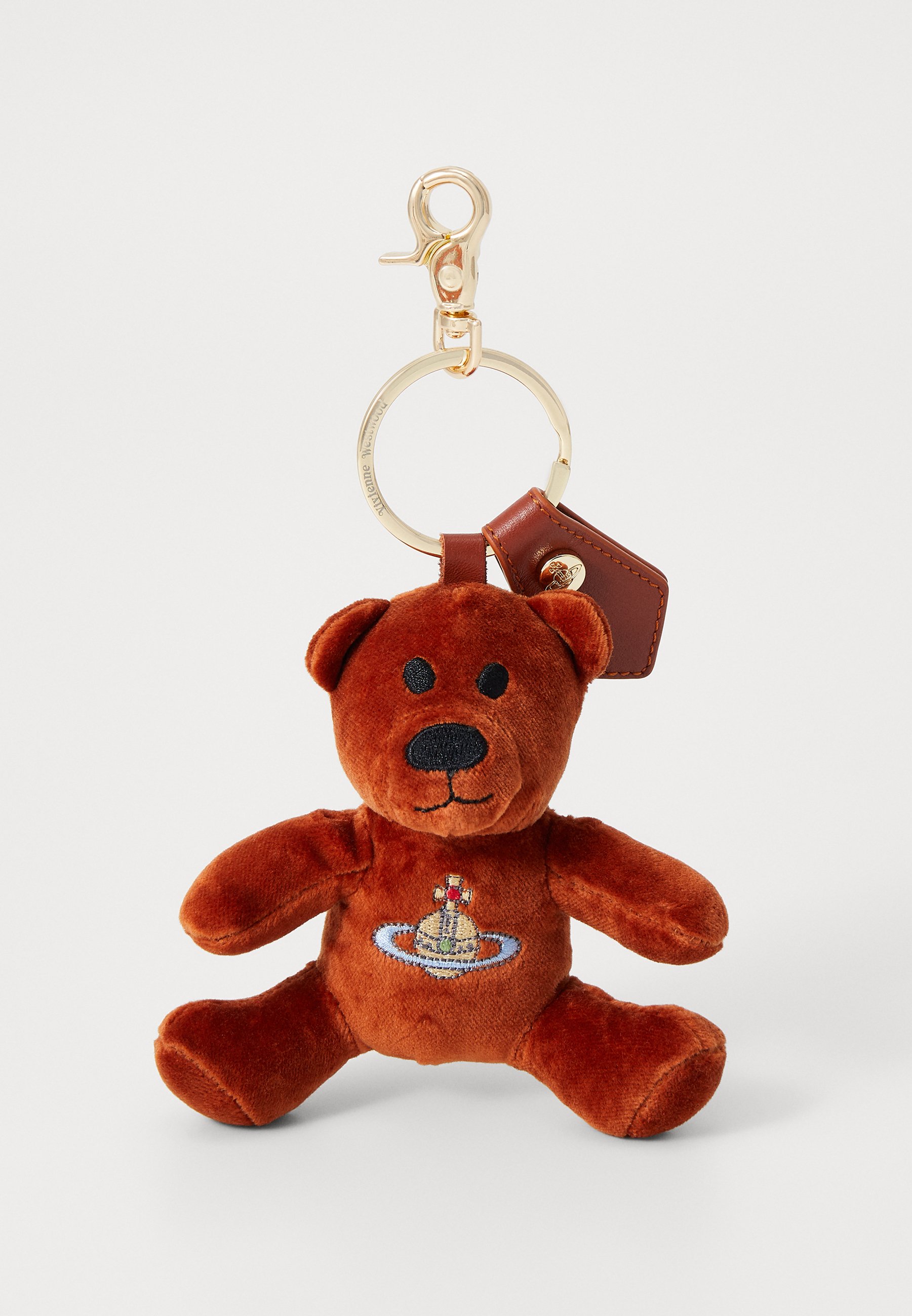 新作 VIVIENNE WESTWOOD Teddy Bear Charm キーホルダー Off-White Teddy Bear Keychain by Vivienne Westwood on Sale