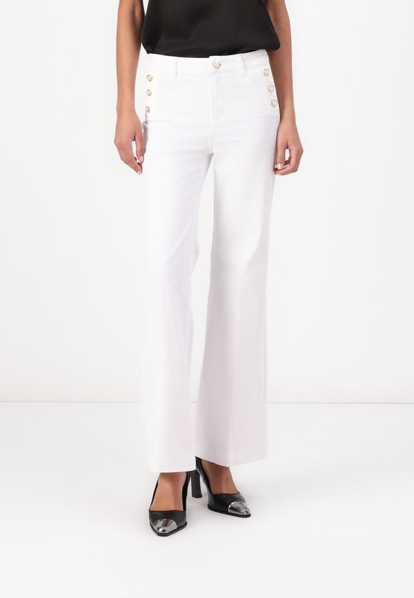 JEWEL - Trousers - bianco ottico