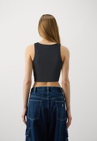 JDY JDYSOFIA CROP TANK 2 PACK - Top - black/snow white