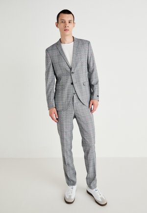JPRFRANCO CHECK - Suit - charcoal gray
