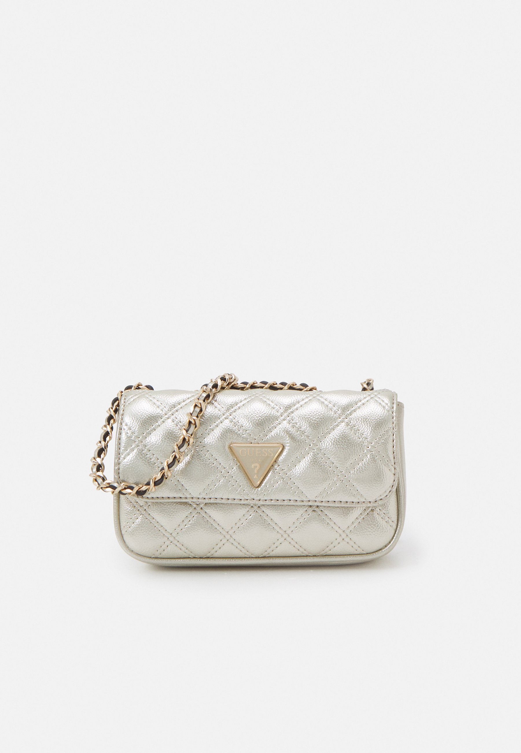 guess classic quilted mini crossbody