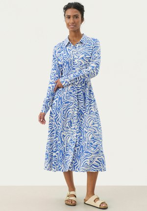 SHELBY - Shirt dress - amparo blue animal print