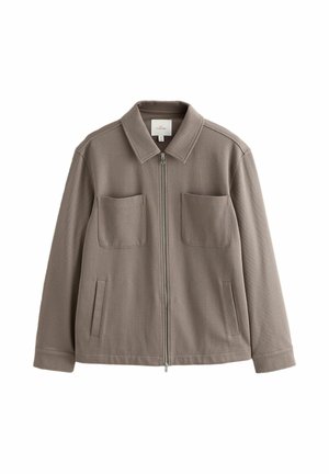 REGULAR FIT - SIGNATURE FULL ZIP SHACKET  . - Leichte Jacke - neutral brown