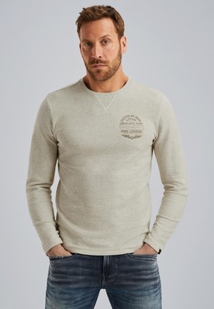 Long sleeved top - bone white melee