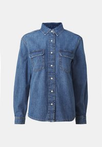 ONLY ONLSEVIGNY - Gombos blúz - dark blue denim