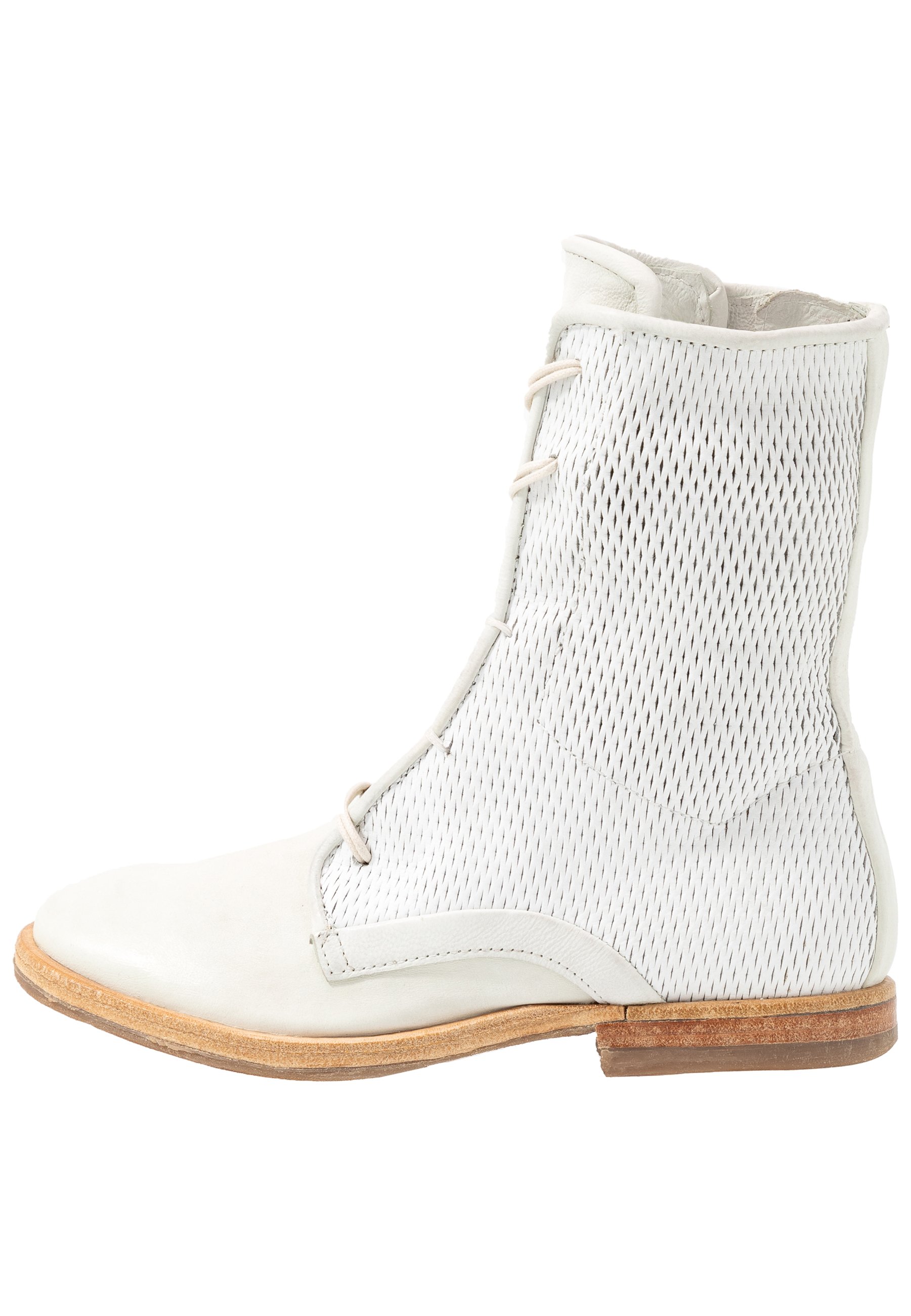 A.S.98 Lace up ankle boots bianco Roxel Rubber Boot Black Women