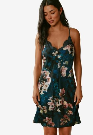 REGULAR FIT - FLORAL - Dienas kleita - teal blue