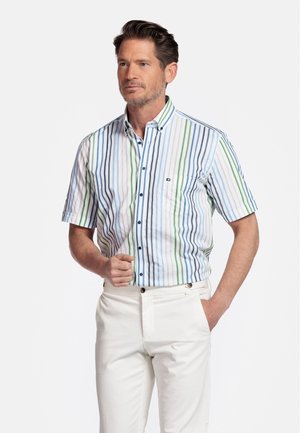 KORT COMFORTABLE FIT STREEP - Chemise - appel green