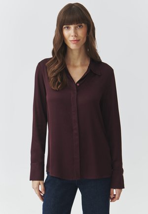 TATUUM NIKALI - Button-down blouse - dark violet