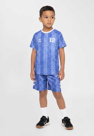 Hummel, HMLSHIMMER SET UNISEX - Print T-shirt - dazzling blue bright white