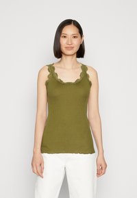 Rosemunde BABETTE U NECK - Top - lizard green