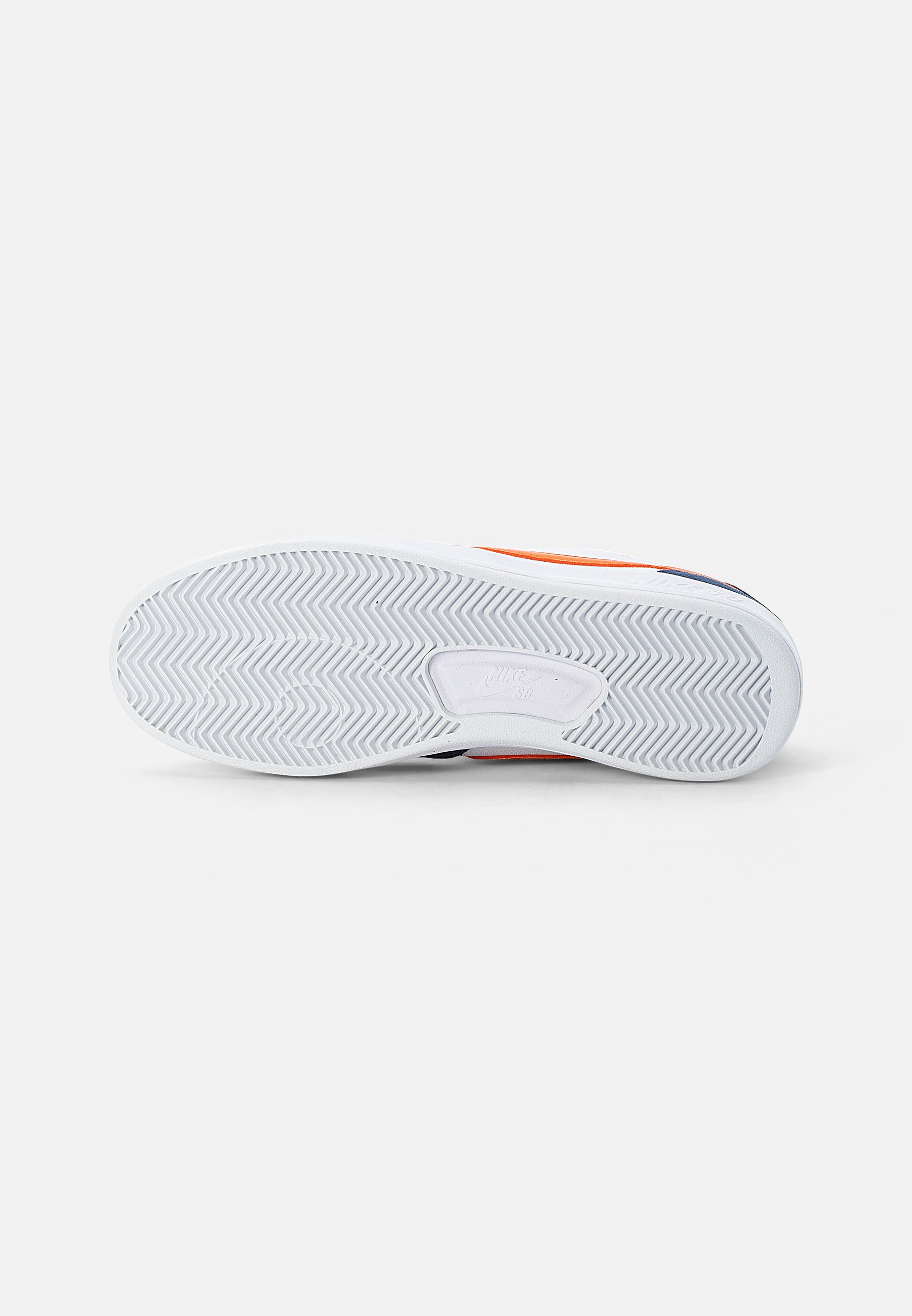 Nike SB ADVERSARY PREMIUM UNISEX - Trainers - navy/safety  orange/navy/white/white - Zalando.co.uk