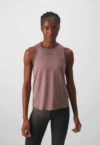 Nike Performance ONE CLASSIC TANK - Topper - smokey mauve/(black)