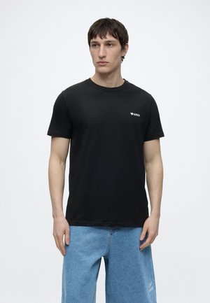 ARKK Copenhagen BASIC TEE UNISEX - Printtipaita - black