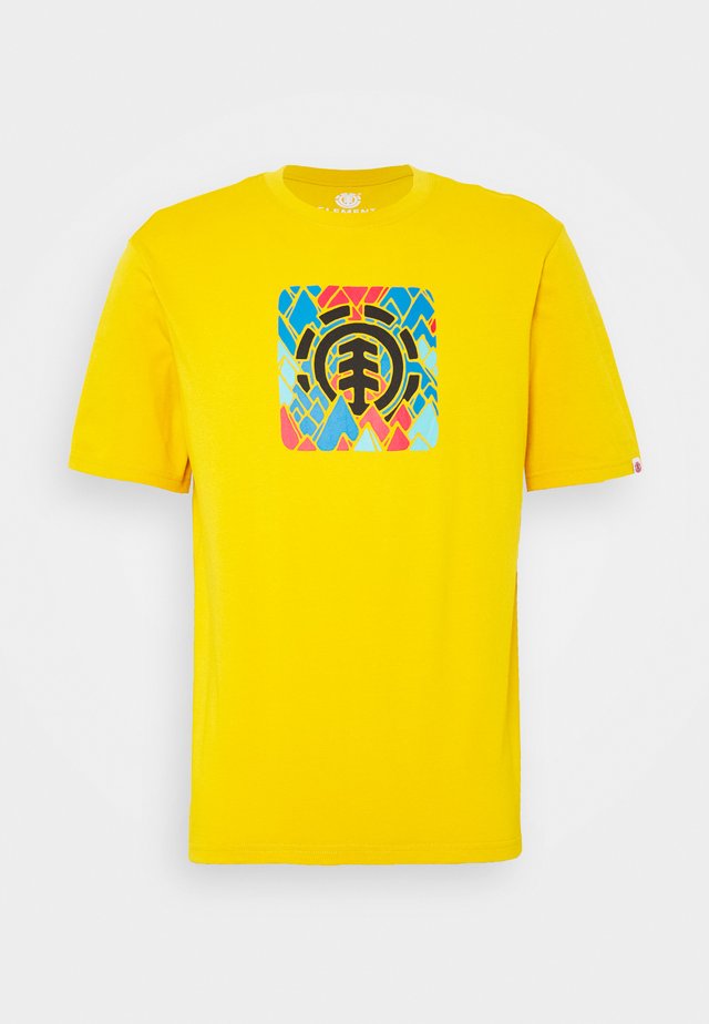 PALETTE - T-shirt imprimé - old gold