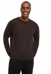 FALKE BASIC LAMBSWOOL CREW - Strickpullover - dark brown