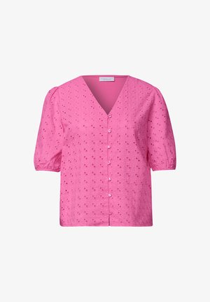Street One Studio, KURZARM JACKE MIT EMBROIDERY-FRONT - Camisa - simply pink