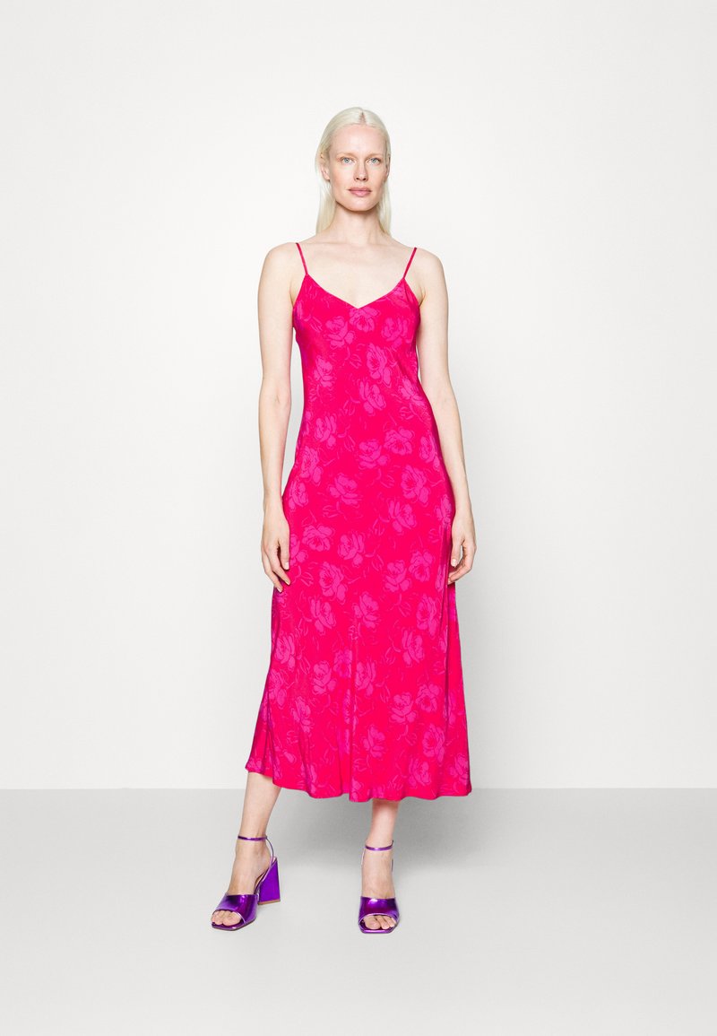 Gap Tall SLIP MIDI Day dress pink/neon pink Zalando.ie