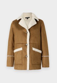 Giacca in similpelle - cammello