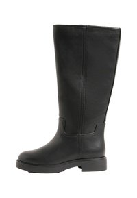 WIDE FIT - CASUAL  RIDING - Cizme cu platformă - black