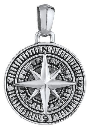 STRUCTURED COMPASS - Pendant - schwarz