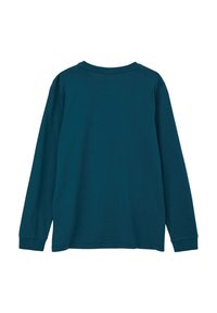 s.Oliver MIT FRONT - Langarmshirt - dunkles türkis