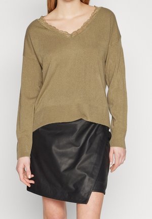 ONLY Strickpullover - khaki