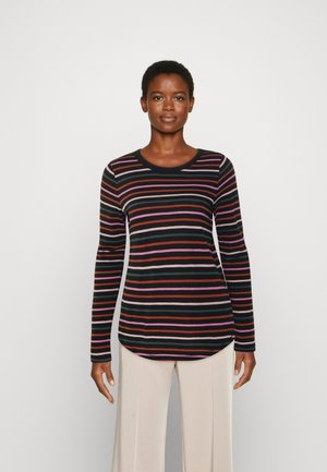 WHISPER CREW STREET FIGHTER - Long sleeved top - true black