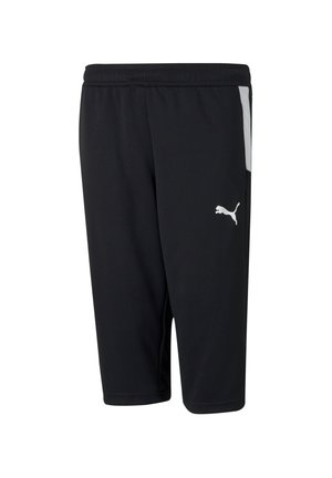 TEAMLIGA  - Tracksuit bottoms - schwarzweiss